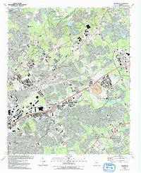 Norcross 1992 topographic map thumbnail