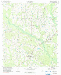 Norman Park 1973 topographic map thumbnail