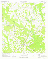 Norman Park 1973 topographic map thumbnail