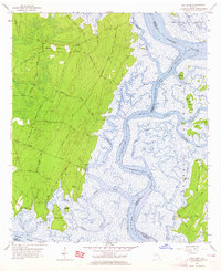 Oak Level 1957 topographic map preview
