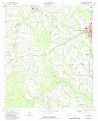 Ocilla West 1973 topographic map thumbnail