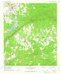 Pine Mountain 1964 topographic map thumbnail