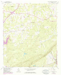 Pine Mountain SW 1964 topographic map thumbnail