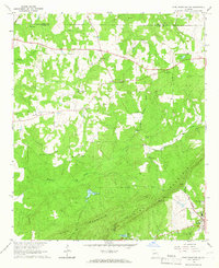 Pine Mountain SW 1964 topographic map thumbnail