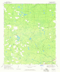 Pine Valley 1967 topographic map thumbnail