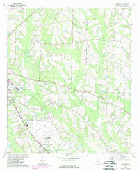 Pineboro 1974 topographic map thumbnail