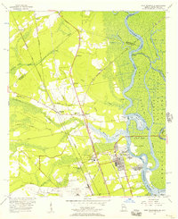 Port Wentworth 1955 topographic map thumbnail