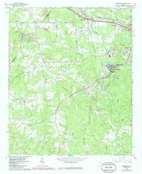 Porterdale 1964 topographic map thumbnail