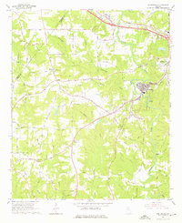 Porterdale 1964 topographic map thumbnail
