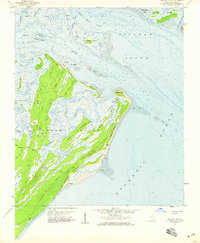 Raccoon Key 1957 topographic map thumbnail