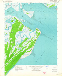Raccoon Key 1957 topographic map thumbnail