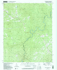 Rainy Mountain 1997 topographic map thumbnail