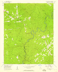 Rainy Mountain 1957 topographic map thumbnail