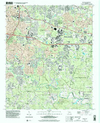 Redan 1999 topographic map thumbnail