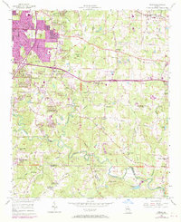 Redan 1956 topographic map thumbnail