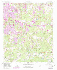 Redan 1956 topographic map thumbnail