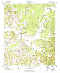 Redbud 1972 topographic map preview