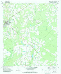 Reidsville East 1970 topographic map thumbnail