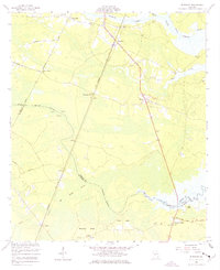 Riceboro 1955 topographic map thumbnail