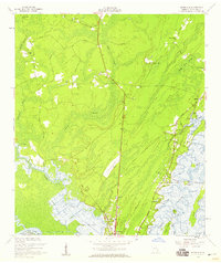 Ridgeville 1954 topographic map thumbnail