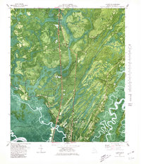 Ridgeville 1980 topographic map thumbnail