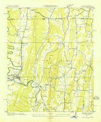Ringgold 1935 topographic map preview