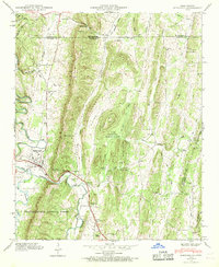 Ringgold 1946 topographic map preview