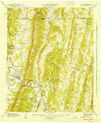 Ringgold 1946 topographic map preview