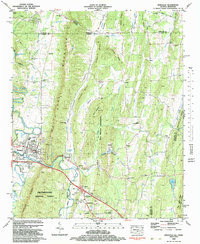 Ringgold 1983 topographic map preview