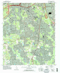 Riverdale 1993 topographic map thumbnail