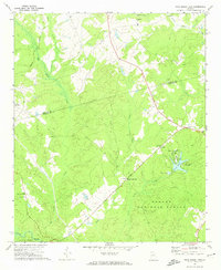 Rock Eagle Lake 1972 topographic map thumbnail