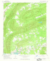 Rock Mountain 1967 topographic map thumbnail