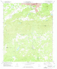 Rockmart South 1973 topographic map preview