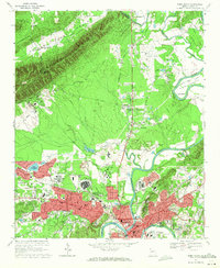 Rome North 1967 topographic map thumbnail