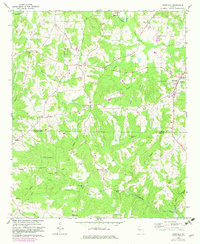 Roopville 1964 topographic map thumbnail