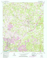 Roswell 1956 topographic map thumbnail