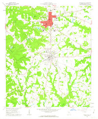 Sandersville 1962 topographic map thumbnail