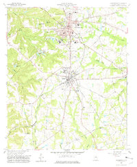 Sandersville 1962 topographic map thumbnail
