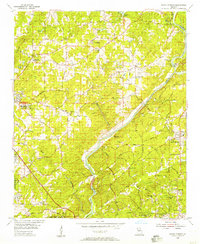 Sandy Springs 1955 topographic map thumbnail
