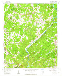 Sandy Springs 1955 topographic map thumbnail