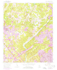 Sandy Springs 1955 topographic map thumbnail