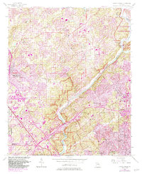Sandy Springs 1955 topographic map thumbnail