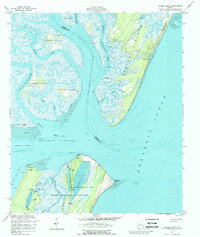 Sapelo Sound 1954 topographic map thumbnail