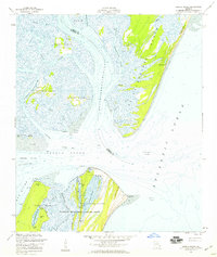 Sapelo Sound 1954 topographic map thumbnail