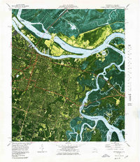Savannah 1978 topographic map thumbnail