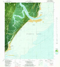 Sea Island 1979 topographic map thumbnail