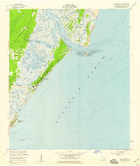 Sea Island 1955 topographic map thumbnail