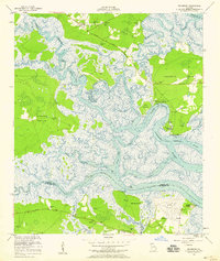 Seabrook 1954 topographic map thumbnail