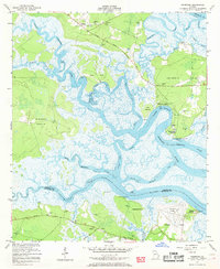 Seabrook 1954 topographic map thumbnail