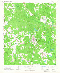 Senoia 1965 topographic map thumbnail